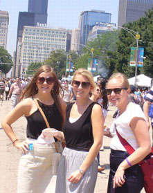 Staff-intern outing in Chicago