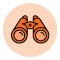Icon: binoculars