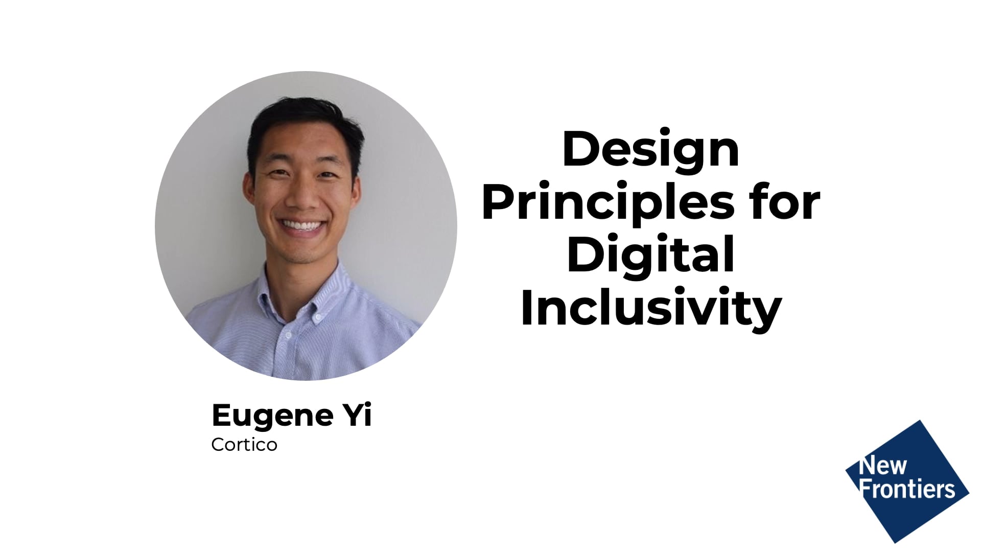 Design principles for digital inclusivity
