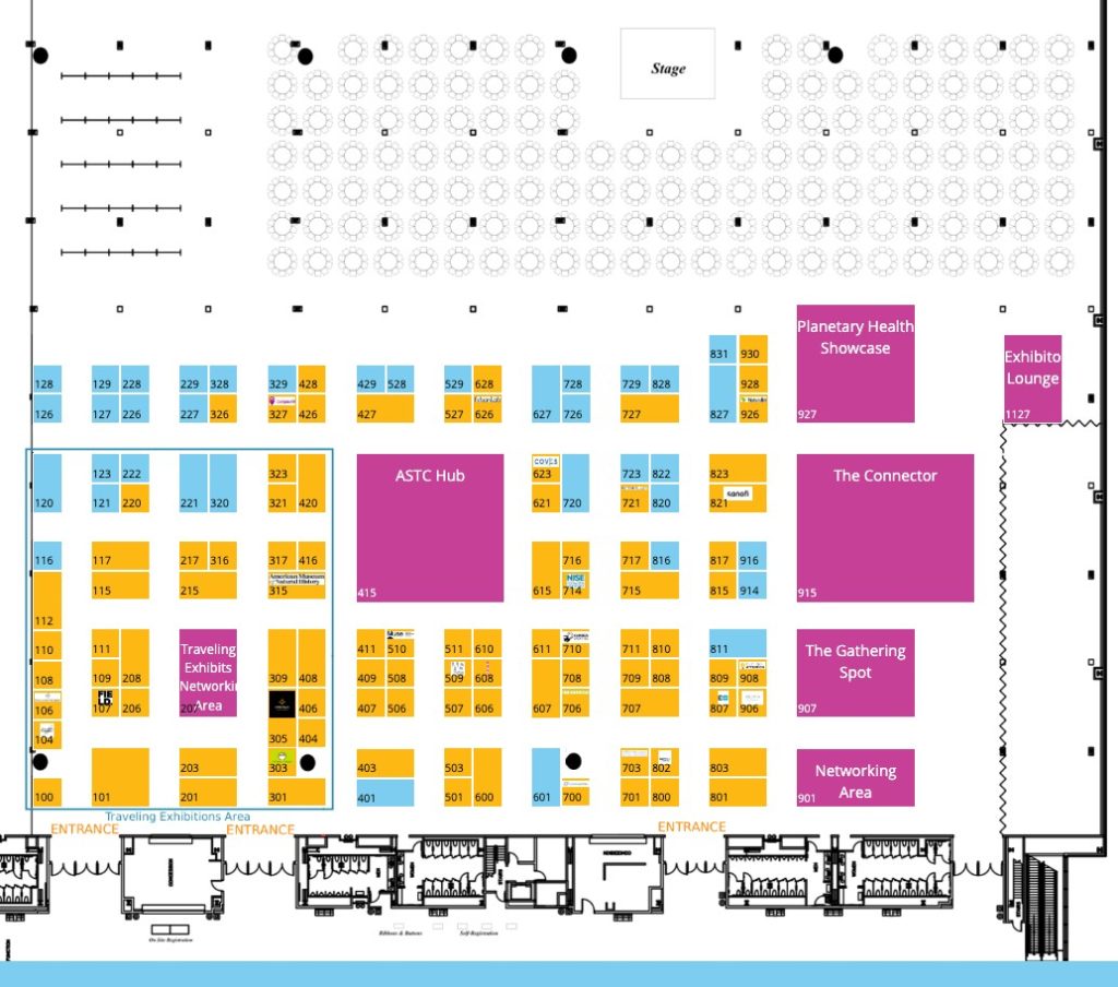 Exhibit Hall Floor Plan as of 6-1-26