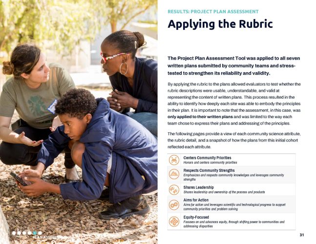 PPSG Evaluation Summary - Rubric